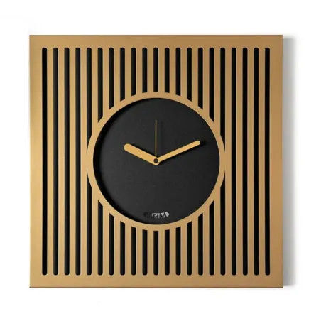 Orologio Tiffany grande, Oro laccato/nero - Arti e Mestieri