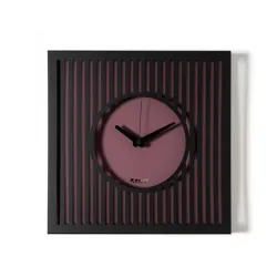 Orologio Tiffany piccolo, Nero/viola ametista - Arti e Mestieri