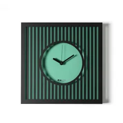 Orologio Tiffany piccolo, Nero/verde acqua - Arti e Mestieri