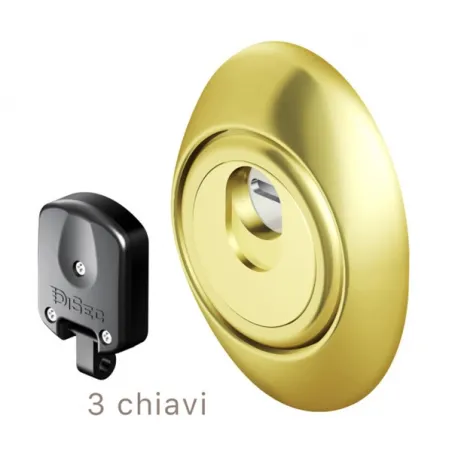 Defender magnatico Disec 3G2FMST-25D1 ottone lucido