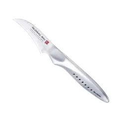 Coltello spelucchino 'Sai' martellato SAI-S04R Cm.6,5/19 - Global