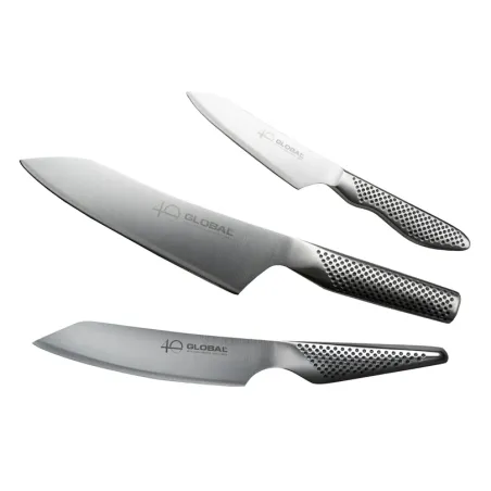 Set 3 coltelli '40th Anniversary Global' 3-teilig (G-4AN - GS-58AN - GS-110AN) Cm.18/15/11 - Global