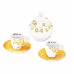 Set zuccheriera + 2 tazzine espresso - Thun