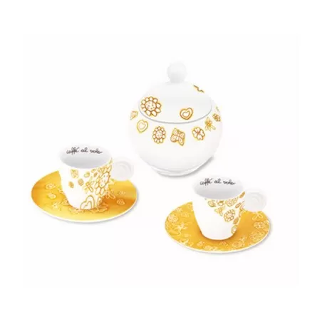 Set zuccheriera + 2 tazzine espresso - Thun