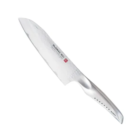 Coltello Santoku 'Sai' martellato SAI-03 Cm.19/34 - Global