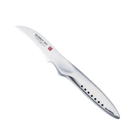 Coltello spelucchino curvo 'Sai' Cm.6,5/18 - Global