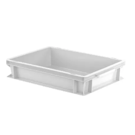 Contenitore Europa bianco ad uso alimentare, Cm.37×27×6,7 H. - Pavoni