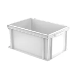 Contenitore Europa bianco ad uso alimentare, Cm.37×27×21,7 H. - Pavoni