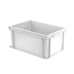 Contenitore Europa bianco ad uso alimentare, Cm.37×27×16,7 H. - Pavoni