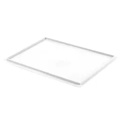 Coperchio per contenitore Europa bianco ad uso alimentare senza ganci, Cm.40×30×2 - Pavoni