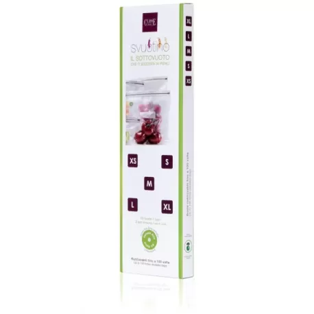 Buste sottovuoto con valvola 'Assortite' da 10 pezzi - Classe