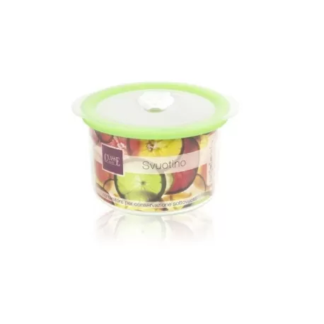 Contenitore sottovuoto rotondo lt. 0,6 con valvola - Classe