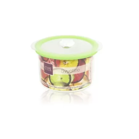 Contenitore sottovuoto rotondo lt. 0,6 con valvola - Classe