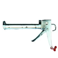 Pistola silicone con avanzamento a cremagliera