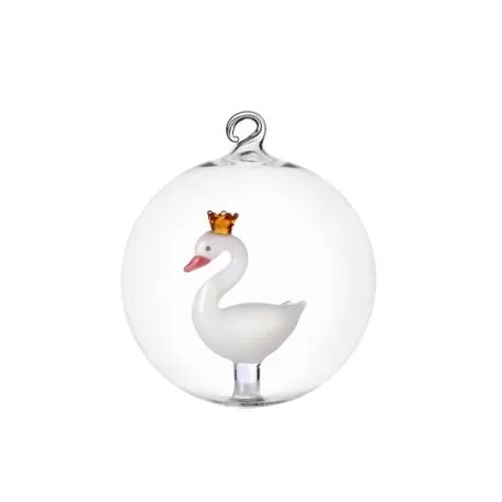 Schiaccianoci, Palla di Natale cigno - Ichendorf