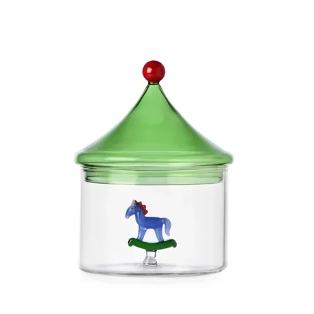 Schiaccianoci, Scatola cavallo a dondolo - Ichendorf