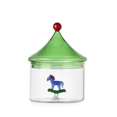 Schiaccianoci, Scatola cavallo a dondolo - Ichendorf