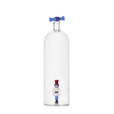 Schiaccianoci, Bottiglia caramella blu e soldatino - Ichendorf