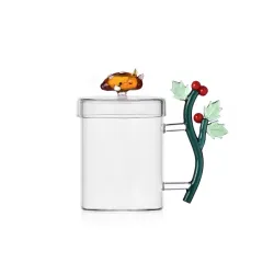 Woodland Tales, Tisaniera agrifoglio e cerbiatto sdraiato - Ichendorf