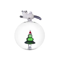 Tabby Cat, Palla di natale gatto e albero di Natale - Ichendorf