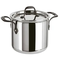 Home Chef, Pentola alta 2 maniglie con coperchio Cm.28 - Sambonet