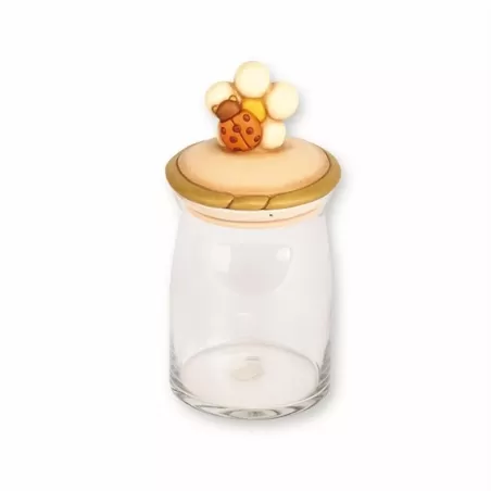 Barattolo in vetro grande country coccinella - Thun