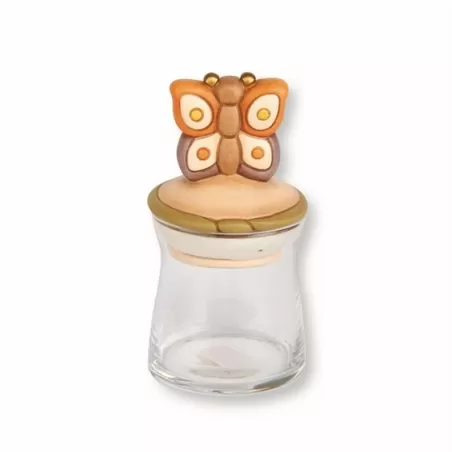 Barattolo in vetro piccolo country farfalla - Thun