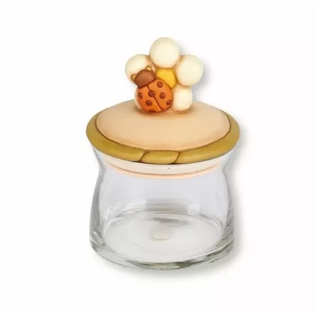 Barattolo in vetro medio country coccinella - Thun