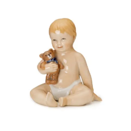 Neonato con orsetto - Royal Copenhagen