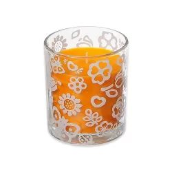 Candela in vasetto di vetro medio arancia - Thun