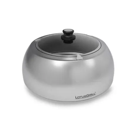 Coperchio in acciaio e vetro per barbecue standard - Lotus Grill