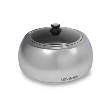 Coperchio in acciaio e vetro per barbecue standard - Lotus Grill