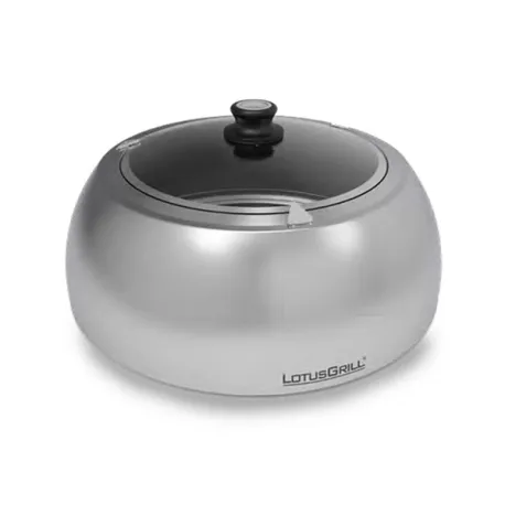 Coperchio in acciaio e vetro per barbecue XL - Lotus Grill