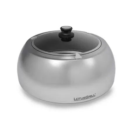 Coperchio in acciaio e vetro per barbecue XL - Lotus Grill