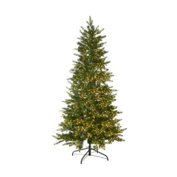 Gli alberi di Natale, Albero di Natale Cm.102x180H. con 2000 micro led e 8 effetti luce - L'oca Nera