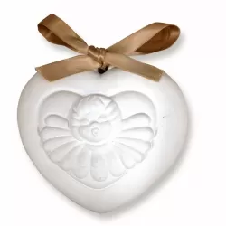Profumatore cuore angelo  in gesso - Thun