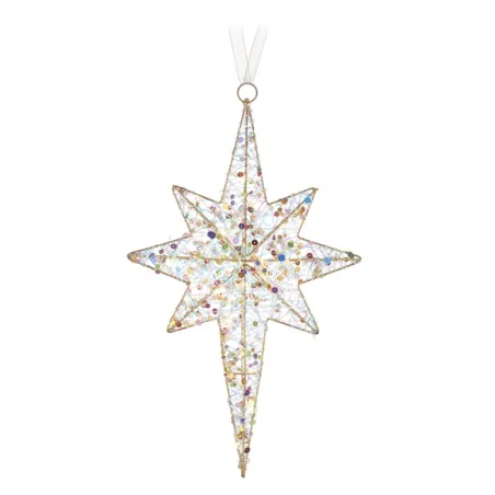 Scintille magiche da appendere, Stella 8 punte con 10 led - L'oca Nera