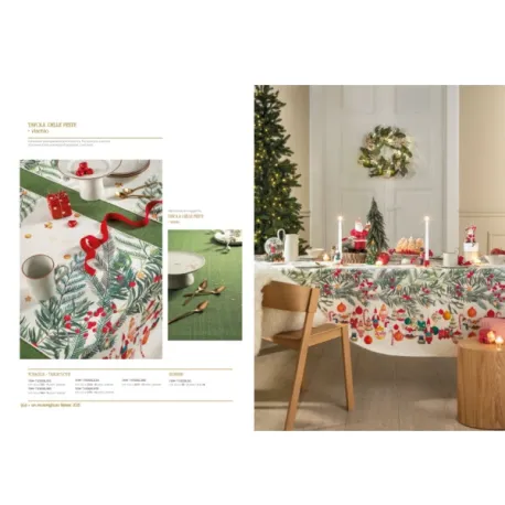 Vischio, Runner Cm.155x50, 2 posti - L'oca Nera