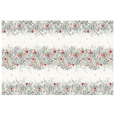 Agrifoglio, Tovaglia antimacchia Cm.155x180, 6 posti - L'oca Nera