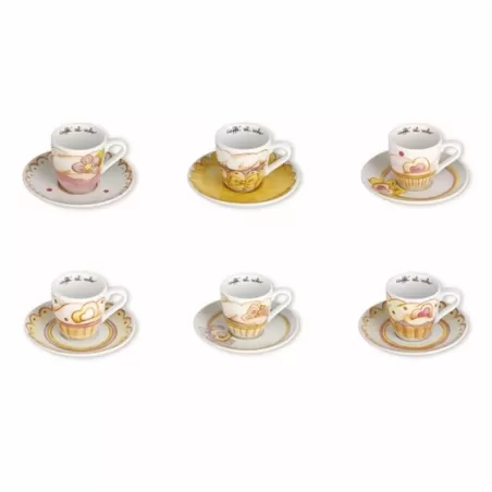Conf 6 tazzine espresso cupcake - Thun