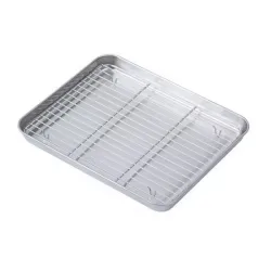 Teglia con griglia antiaderente Cm.28x23,5x2,5 - Texas Club