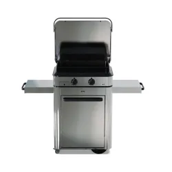 Carrello da esterno con plancha a Gas - Enosing - Plancha a Gas Cm.65, Inox - Eno