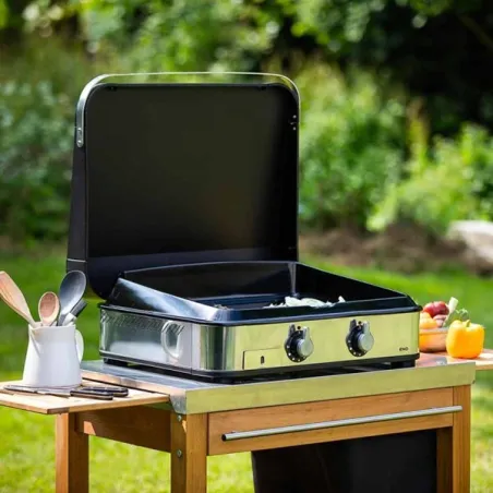 Plancha a Gas - Enosing - Plancha a Gas Cm.65, Inox - Eno