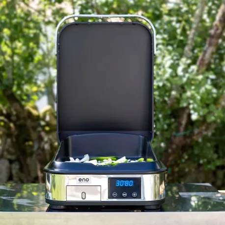 Coperchio plancha elettrica - Enosing - coperchio plancha elettrica Cm.40, Nero - Eno