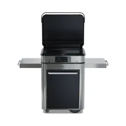 Carrello da esterno con plancha elettrica - Enosing - Plancha a Gas Cm.65, Blu navi - Eno