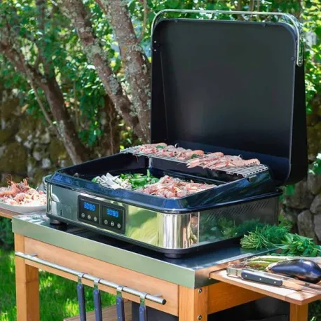 Plancha elettrica - Enosing - Plancha elettrica Cm.65, Nero - Eno