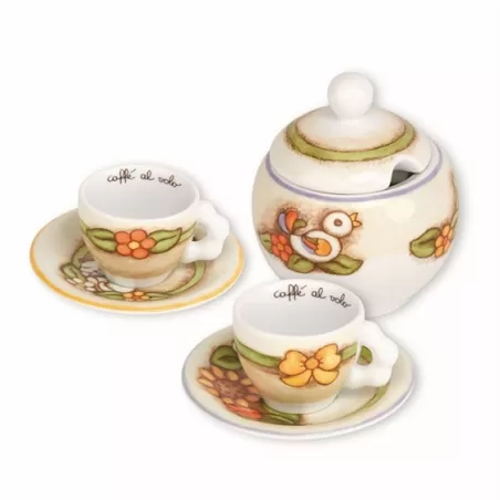 Set 2 tazzine espresso + zuccheriera country - Thun