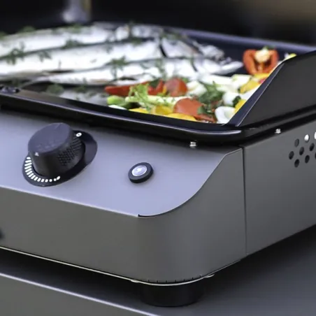 Plancha a Gas - Fusion - Plancha a Gas Cm.75, Grigio scuro - Eno