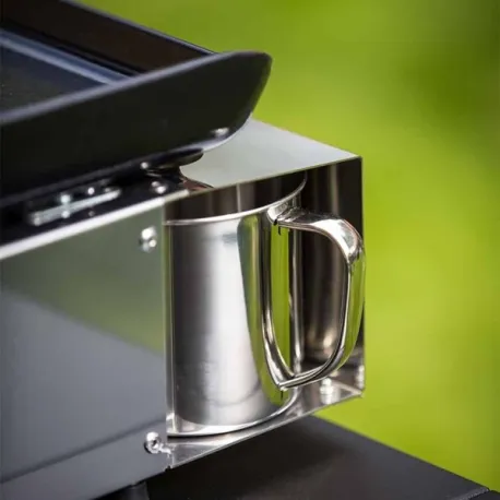 Plancha a Gas - Intial - Plancha a Gas Cm.50, Nero e inox - Eno