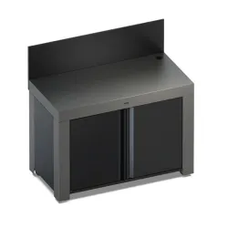 Cucina da esterno - Felix dessert - Mobile lavoro Cm.120,  Grigio scuro - Eno 2